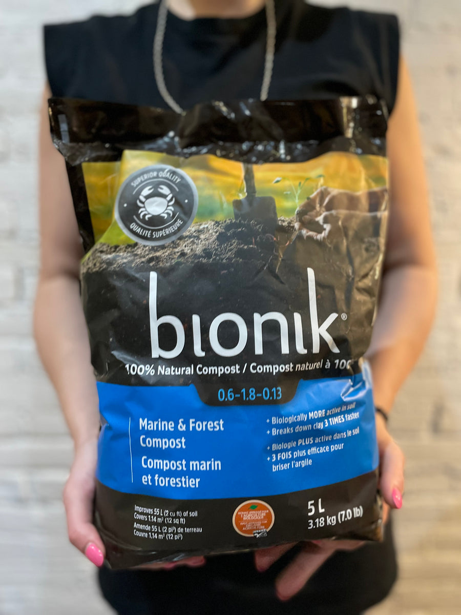 Bionik Compost marin et forestier 5 L Semences du Portage Bionik Compost marin et forestier 5 L Semences du Portage