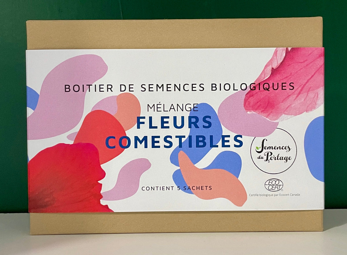 Semences Fleurs comestibles - Mélange - Semences Ancestrales Québec