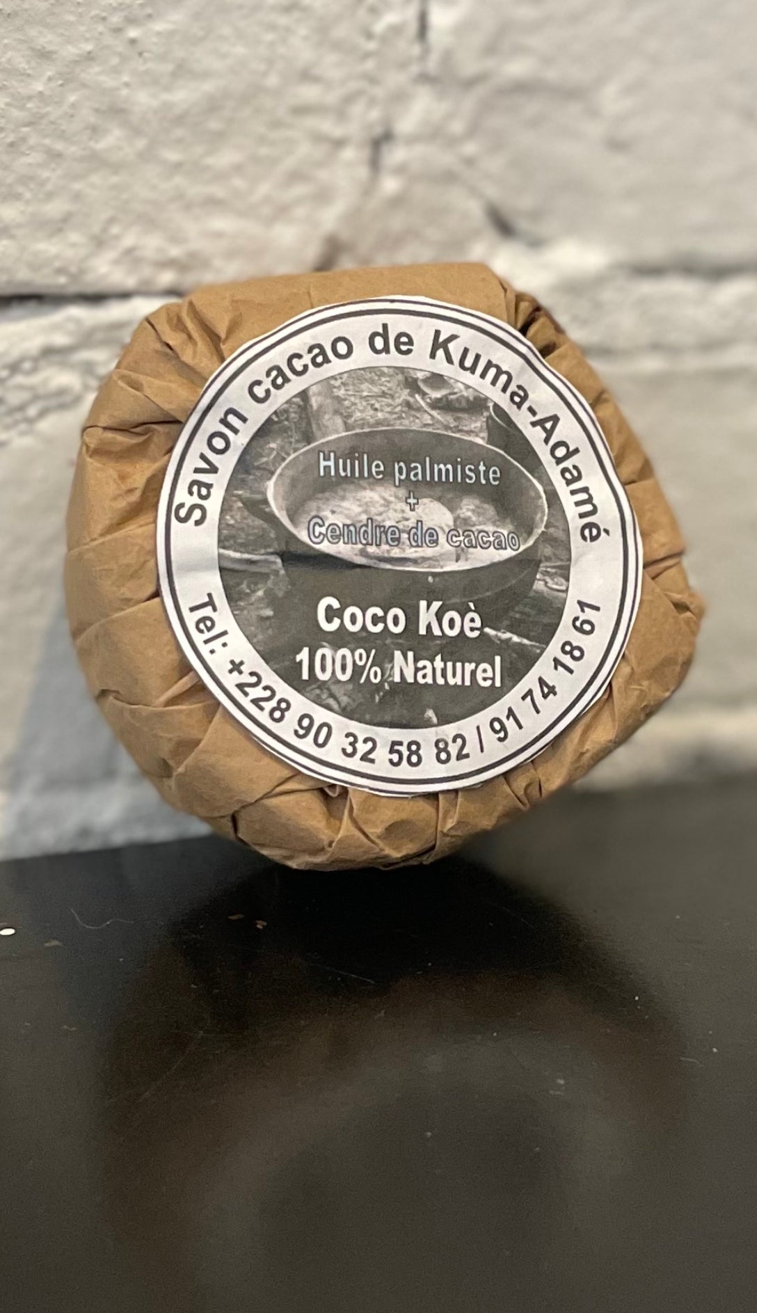 Savon noir cacao de Kuma-Adamé